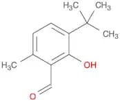 Benzaldehyde, 3-(1,1-dimethylethyl)-2-hydroxy-6-methyl-