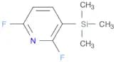Pyridine, 2,6-difluoro-3-(trimethylsilyl)-