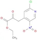 Ethyl 3-(2-chloro-5-nitropyridin-4-yl)-2-oxopropanoate