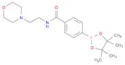 N-[2-(morpholin-4-yl)ethyl]-4-(tetramethyl-1,3,2-dioxaborolan-2-yl)benzamide
