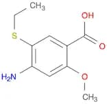 2-Methoxy-4-amino-5-ethylthiobenzoic acid