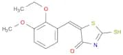 (5E)-5-(2-Ethoxy-3-methoxybenzylidene)-2-mercapto-1,3-thiazol-4(5H)-one