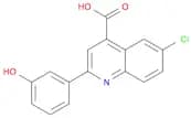 6-Chloro-2-(3-hydroxyphenyl)quinoline-4-carboxylic acid