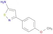 3-(4-Methoxyphenyl)isothiazol-5-amine