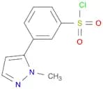 3-(1-Methyl-1h-pyrazol-5-yl)benzenesulfonyl chloride
