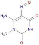2,4(1H,3H)-Pyrimidinedione,6-amino-1-methyl-5-nitroso-