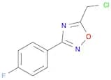 5-(Chloromethyl)-3-(4-fluorophenyl)-1,2,4-oxadiazole