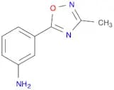 3-(3-Methyl-1,2,4-oxadiazol-5-yl)aniline