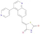 (5Z)-5-[[4-(4-Pyridinyl)-6-quinolinyl]methylene]-2,4-thiazolidinedione