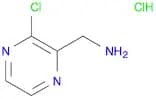 (3-Chloropyrazin-2-yl)methanamine, HCl