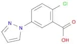 2-Chloro-5-(1H-pyrazol-1-yl)benzoic acid
