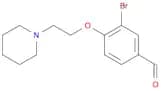 3-Bromo-4-[2-(piperidino)ethoxy]benzaldehyde