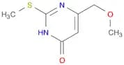 6-(Methoxymethyl)-2-(methylthio)pyrimidin-4-ol