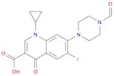 3-Quinolinecarboxylicacid, 1-cyclopropyl-6-fluoro-7-(4-formyl-1-piperazinyl)-1,4-dihydro-4-oxo-