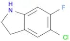 5-Chloro-6-fluoroindoline