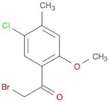 2-Bromo-1-(5-chloro-2-methoxy-4-methylphenyl)ethanone