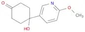 4-Hydroxy-4-(6-methoxypyridin-3-yl)cyclohexanone