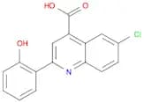 6-Chloro-2-(2-hydroxyphenyl)quinoline-4-carboxylic acid
