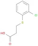 3-[(2-chlorophenyl)sulfanyl]propanoic acid