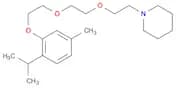 1-[2-(2-{2-[5-methyl-2-(propan-2-yl)phenoxy]ethoxy}ethoxy)ethyl]piperidine