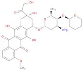 (8S,10S)-10-[[3-Amino-2,3,6-trideoxy-4-O-[(2R)-tetrahydro-2H-pyran-2-yl]-α-L-lyxo-hexopyranosyl]ox…