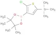 (5-CHLORO-4-(4,4,5,5-TETRAMETHYL-1,3,2-DIOXABOROLAN-2-YL)THIOPHEN-2-YL)TRIMETHYLSILANE