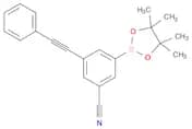 3-(PHENYLETHYNYL)-5-(4,4,5,5-TETRAMETHYL-1,3,2-DIOXABOROLAN-2-YL)BENZONITRILE