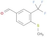 Benzaldehyde, 4-(methylthio)-3-(trifluoromethyl)-