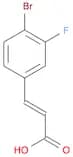 4-Bromo-3-fluorocinnamic acid