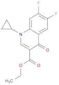 Ethyl 1-cyclopropyl-6,7-difluoro-4-oxo-1,4-dihydroquinoline-3-carboxylate