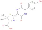 (4S)-2-(5-(4-Hydroxyphenyl)-3,6-dioxopiperazin-2-yl)-5,5-dimethylthiazolidine-4-carboxylic acid
