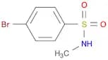 Benzenesulfonamide, 4-​bromo-​N-​methyl-