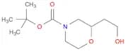 tert-Butyl 2-(2-hydroxyethyl);morpholine-4-carboxylate