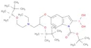 2-BORONO-5-[2-[[TERT-BUTYLDIMETHYLSILYL]OXY]-3-[[2-[[TERT-BUTYLDIMETHYLSILYL]OXY]ETHYL]ETHYLAMINO]…