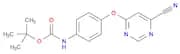 tert-Butyl (4-((6-cyanopyrimidin-4-yl)oxy)phenyl)carbamate
