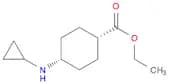 Cyclohexanecarboxylic acid, 4-(cyclopropylamino)-, ethyl ester, cis-