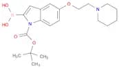2-BORONO-5-[2-(PIPERIDIN-1-YL)ETHOXY]-1H-INDOLE-1-CARBOXYLIC ACID TERT-BUTYL ESTER
