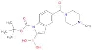 2-BORONO-5-[(4-METHYL-(PIPERAZIN-1-YL))CARBONYL]-1H-INDOLE-1-CARBOXYLIC ACID TERT-BUTYL ESTER