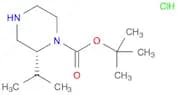(R)-tert-Butyl 2-isopropylpiperazine-1-carboxylate hydrochloride