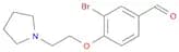 3-Bromo-4-(2-pyrrolidinoethoxy)benzaldehyde