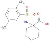Cyclohexanecarboxylic acid, 1-[[(2,5-dimethylphenyl)sulfonyl]amino]-
