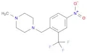 1-Methyl-4-(4-nitro-2-(trifluoromethyl)benzyl)piperazine