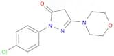 1-(4-Chlorophenyl)-3-morpholino-1H-pyrazol-5(4H)-one