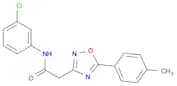 N-(3-Chlorophenyl)-2-(5-(p-tolyl)-1,2,4-oxadiazol-3-yl)acetamide