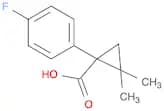 1-(4-Fluorophenyl)-2,2-dimethylcyclopropanecarboxylic acid