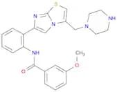 3-Methoxy-N-(2-(3-(piperazin-1-ylmethyl)imidazo[2,1-b]thiazol-6-yl)phenyl)benzamide