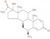 Pregna-1,4-diene-3,20-dione,11,17-dihydroxy-6-methyl-, (6a,11b)-