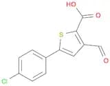 5-(4-Chlorophenyl)-3-formylthiophene-2-carboxylic acid