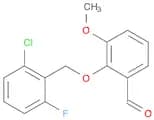 2-[(2-Chloro-6-fluorobenzyl)oxy]-3-methoxybenzaldehyde