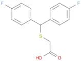 Acetic acid, [[bis(4-fluorophenyl)methyl]thio]-